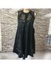 Lulus 100% Polyester 100% Polyester 100% Polyester Floral Black Cocktail Dress Size S - photo 5