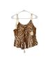 Ulla Johnson Animal Print Multi Color Tank Top Size 12 - photo 1