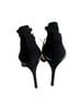 Stuart Weitzman 100% Suede Black Gold Sandals Size 7 1/2 - photo 2