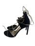 Stuart Weitzman 100% Suede Black Gold Sandals Size 7 1/2 - photo 7