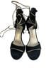 Stuart Weitzman 100% Suede Black Gold Sandals Size 7 1/2 - photo 8
