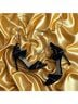 Stuart Weitzman 100% Suede Black Gold Sandals Size 7 1/2 - photo 6