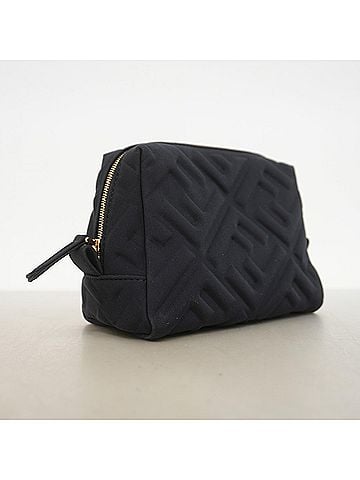 Fendi Fendi Bag/Pouch FF Embossed Nylon Black Women's (view 2)