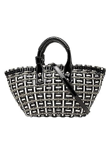 Balenciaga Faux Leather Bistro Basket Bag XS (view 1)