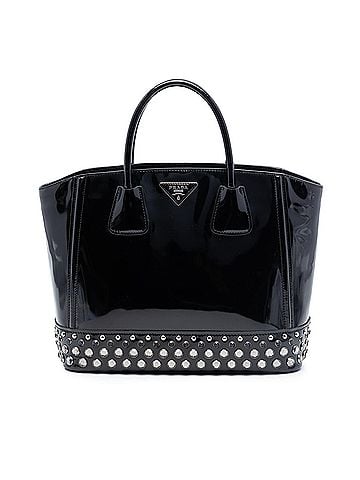 Prada Spazzolato Studded Crystal Tote (view 1)