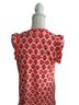 Boden Print Orange White Casual Dress Size 4 - photo 4