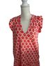Boden Print Orange White Casual Dress Size 4 - photo 8