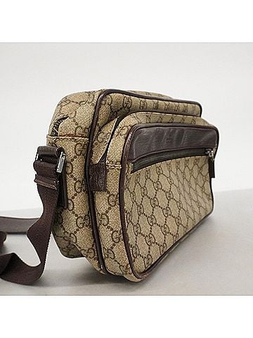 Gucci Gucci GG Supreme Shoulder Bag 114531 Beige Brown Women's (view 2)