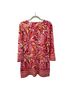 Coolibar 100% Polyester Floral Red Pink T-Shirt Size L - photo 2