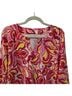 Coolibar 100% Polyester Floral Red Pink T-Shirt Size L - photo 4