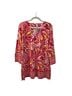 Coolibar 100% Polyester Floral Red Pink T-Shirt Size L - photo 1