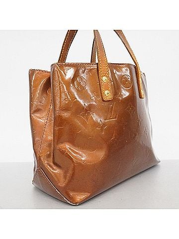 Louis Vuitton Louis Vuitton Vernis Lead PM handbag, M91146, bronze, women's. (view 2)