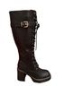 Luxe by Justfab 100% Synthetic Black Boots Size EU 36 1/2 - photo 1