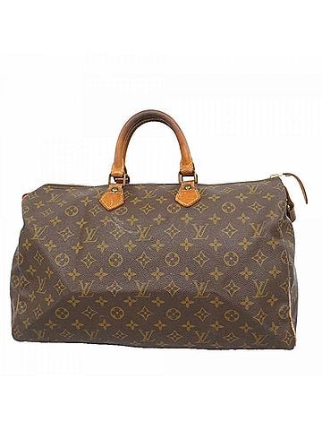 Louis Vuitton Louis Vuitton Monogram Speedy 40 Handbag M41106 Brown Women's (view 1)