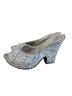 Sheridan Mia White Silver Multi Color Wedges Size 9 - photo 5