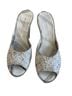 Sheridan Mia White Silver Multi Color Wedges Size 9 - photo 6
