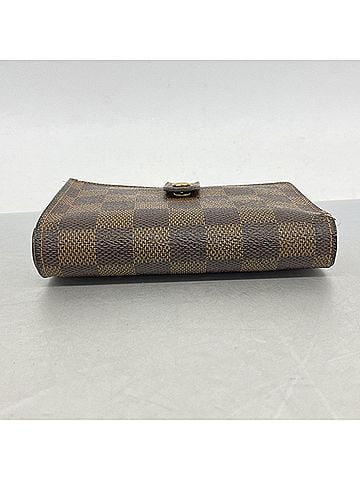 Louis Vuitton Louis Vuitton Damier Portemonnaie Viennois Wallet N61664 Ebene Women's (view 2)