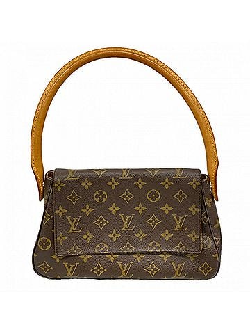 Louis Vuitton Louis Vuitton Monogram Mini Looping Shoulder Bag M51147 Brown (Women's) (view 1)