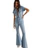 Free People Blue Jumpsuit Size M - photo 1