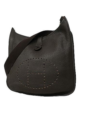 Hermès Hermes Shoulder Bag Evelyne TGM Taurillon Clemence Ebene ?I Stamp Men's Women's P3057522 (view 1)