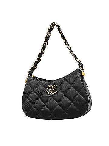 Chanel Chanel Shoulder Bag, Chain 19, Leather, Black, Women's, P3045181 (view 1)