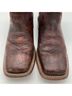 Ariat 100% Leather Solid Brown Pink Boots Size 7 - photo 3