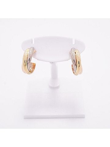Cartier Cartier Trinity Earrings, available in 18K Yellow Gold (KYG), White (18KWG), and Pink (18KPG) for women. (view 2)