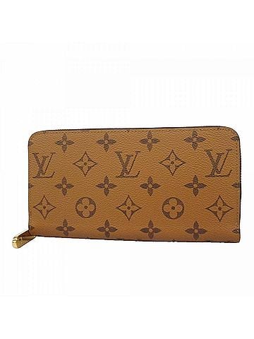 Louis Vuitton Louis Vuitton Monogram Reverse Zippy Wallet M82444 Light Brown Women's Long (view 1)