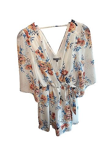Bailey Blue Romper (view 1)