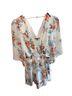 Bailey Blue 100% Polyester 100% Polyester Floral Multi Color Romper Size S - photo 1