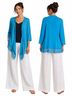 Chico's Solid Blue Cardigan Size XL (petite) - photo 3