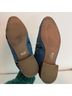 Jeffrey Campbell Floral Blue Red Ankle Boots Size 8 - photo 8
