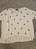 Wooden Ships White Pullover Sweater Size S - photo 3