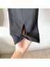 Aje. 100% Polyester Black Casual Pants Size 4 - photo 7
