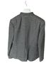 Armani Collezioni Checkered-gingham Black Ivory Wool Blazer Size 12 - photo 2