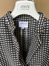 Armani Collezioni Checkered-gingham Black Ivory Wool Blazer Size 12 - photo 3