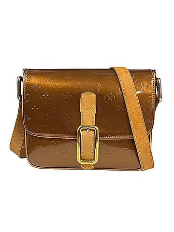 Louis Vuitton Louis Vuitton Christie GM Vernis Shoulder Bag, Handbag, Monogram M91107 Brown, Women's, LOUIS VUITTON, Used (view 1)