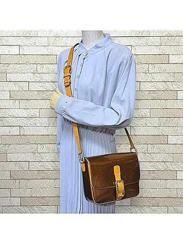 Louis Vuitton Louis Vuitton Christie GM Vernis Shoulder Bag, Handbag, Monogram M91107 Brown, Women's, LOUIS VUITTON, Used (view 2)
