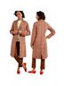 Talbots Plaid Brown Red Coat Size 8 - photo 3