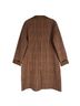 Talbots Plaid Brown Red Coat Size 8 - photo 2
