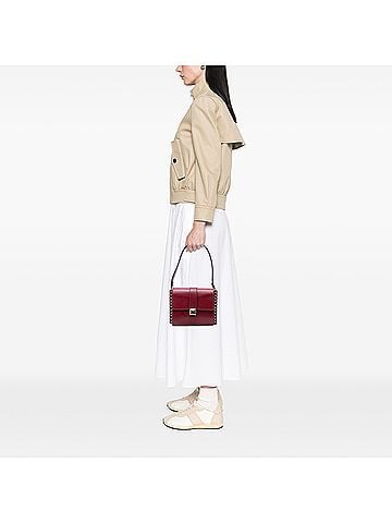 Valentino Leather Rockstud Flap Shoulder Bag (view 2)