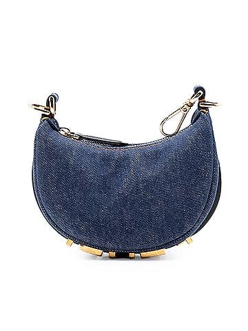 Fendi Nano Denim Fendigraphy Hobo (view 1)
