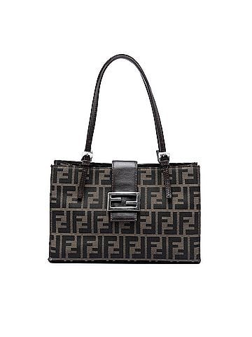 Fendi Zucca Canvas Shoulder Bag (view 1)