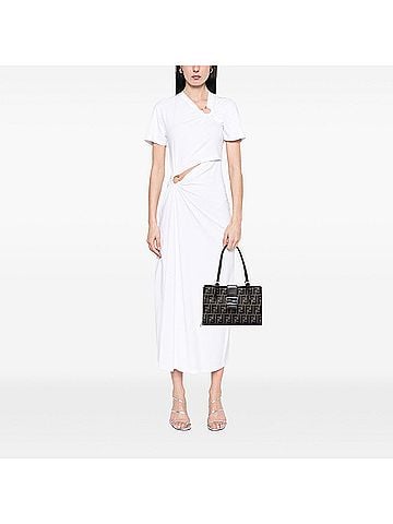 Fendi Zucca Canvas Shoulder Bag (view 2)
