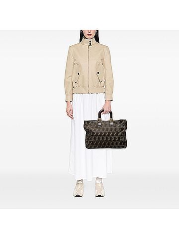 Fendi Large Zucca Canvas Twins Tote (view 2)