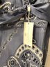 Caroline Constas 100% Polyester Paisley Blue Cocktail Dress Size L - photo 5