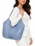 Brahmin 100% Leather Animal Print Blue Leather Shoulder Bag One size - photo 4