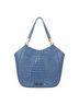 Brahmin 100% Leather Animal Print Blue Leather Shoulder Bag One size - photo 3