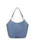 Brahmin 100% Leather Animal Print Blue Leather Shoulder Bag One size - photo 1