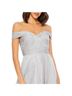Mac Duggal 100% Polyester Solid Gray Cocktail Dress Size 18 - photo 16